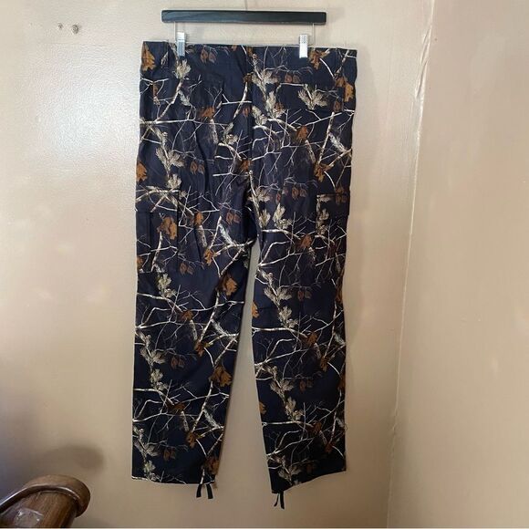 FELT men’s field cargo pants camo print loose fit streetwear skate Sz 34 - Picture 6 of 10